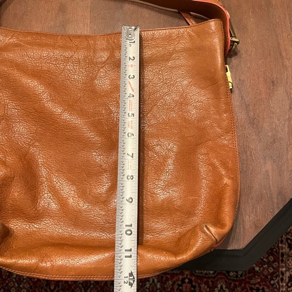 Fossil Brown Leather Satchel Bag - Picture 9 of 9